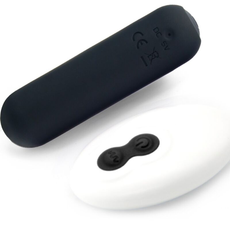 ARMONY - SPLASH JOIE VIBRATOR KUGLET SILIKONE FJERNBETJENING 10 VIBRATIONER 75 X 19 CM SORT