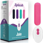 ARMONY - SPLASH JOIE VIBRATOR KUGLET SILIKONE FJERNBETJENING 10 VIBRATIONER 75 X 19 CM LYSE