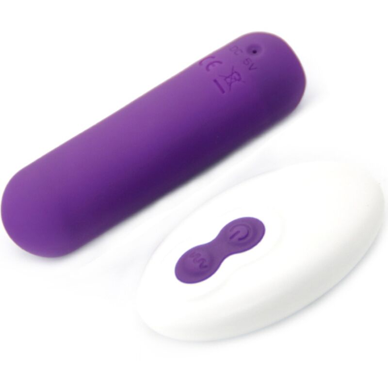 ARMONY - SPLASH JOIE VIBRATOR KUGLET SILIKONE FJERNBETJENING 10 VIBRATIONER 75 X 19 CM LILLA