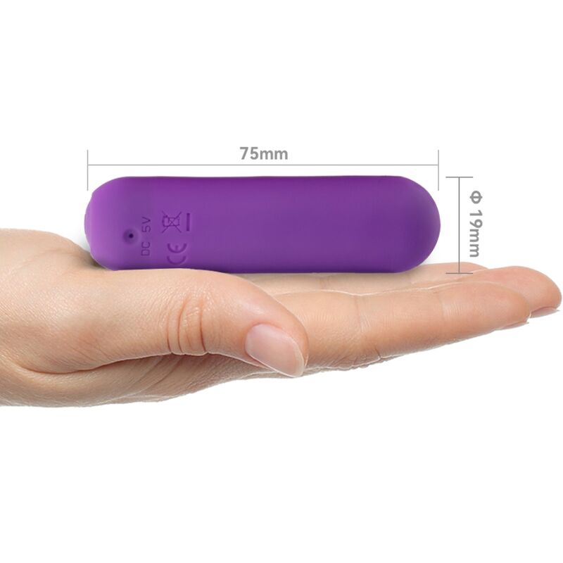 ARMONY - SPLASH JOIE VIBRATOR KUGLET SILIKONE FJERNBETJENING 10 VIBRATIONER 75 X 19 CM LILLA