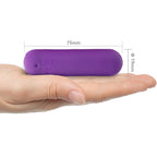 ARMONY - SPLASH JOIE VIBRATOR KUGLET SILIKONE FJERNBETJENING 10 VIBRATIONER 75 X 19 CM LILLA