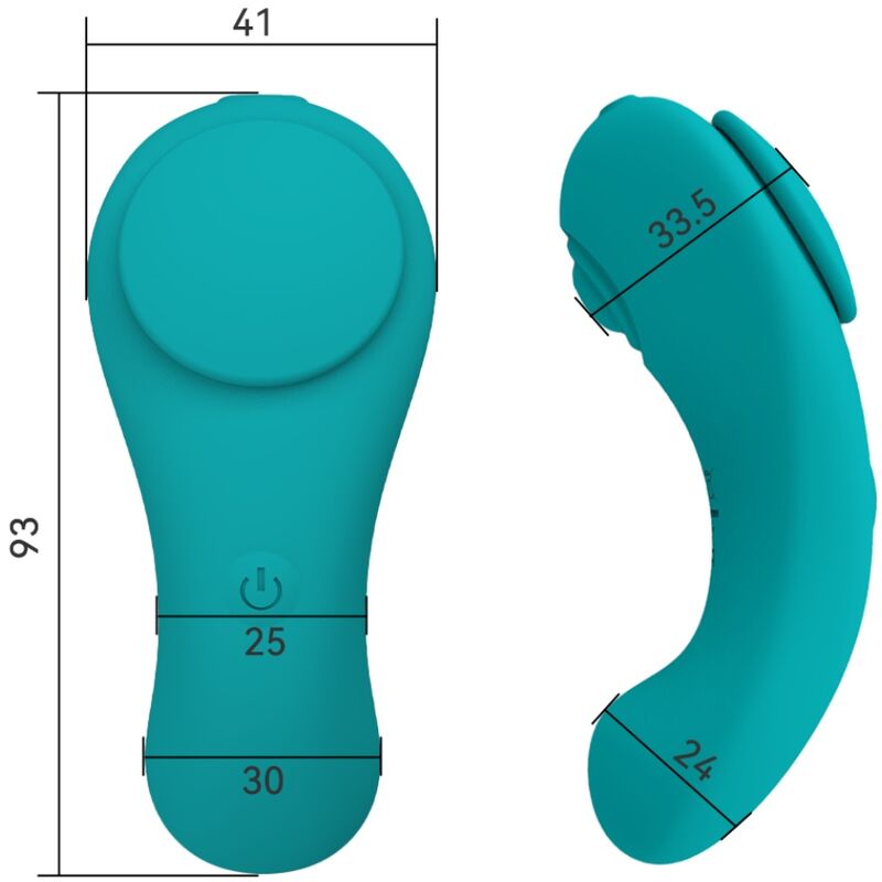 ARMONY - PLEASURE TRUSSEVIBRATOR FJERNBETJENING 3 HASTIGHEDER GRØN
