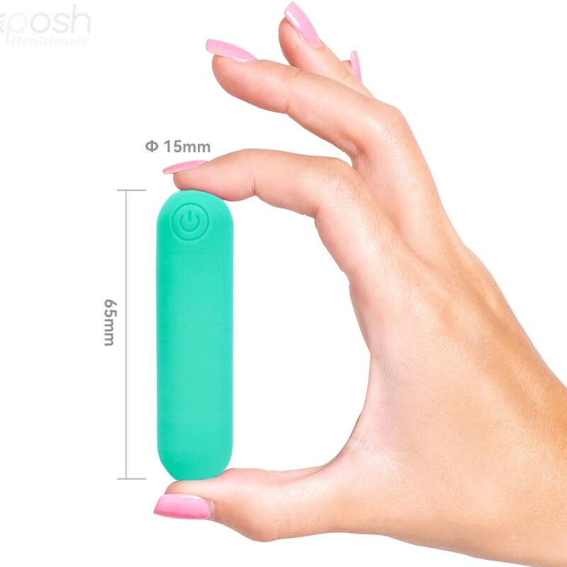 ARMONY - SPLASH JOLINE VIBRATOR KUGLET SILIKONE FJERNBETJENING 10 VIBRATIONER 65 X 15 CM GRØN