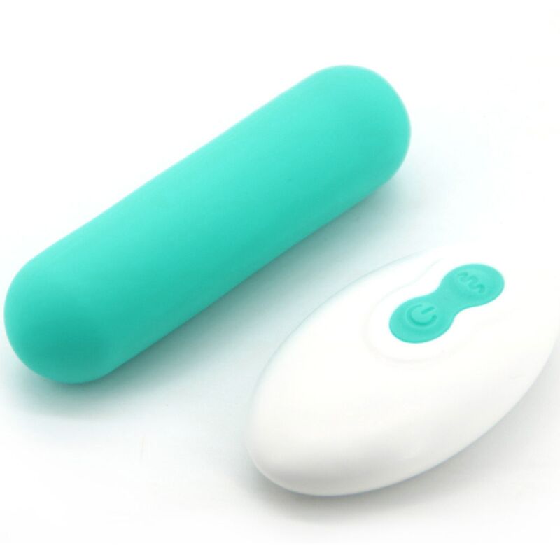 ARMONY - SPLASH JOIE VIBRATOR KUGLET SILIKONE FJERNBETJENING 10 VIBRATIONER 75 X 19 CM GRØN