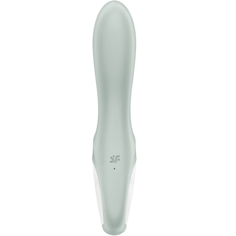 SATISFYER - AIR PUMP BOOTY 3 OPPUSTELIG ANALVIBRATOR GRÅGRØN