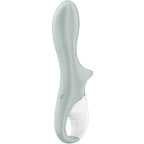 SATISFYER - AIR PUMP BOOTY 3 OPPUSTELIG ANALVIBRATOR GRÅGRØN