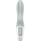 SATISFYER - AIR PUMP BOOTY 3 OPPUSTELIG ANALVIBRATOR GRÅGRØN