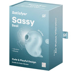 SATISFYER - SASSY SEAL STIMULATOR & VIBRATOR BLÅ