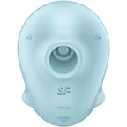 SATISFYER - SASSY SEAL STIMULATOR & VIBRATOR BLÅ