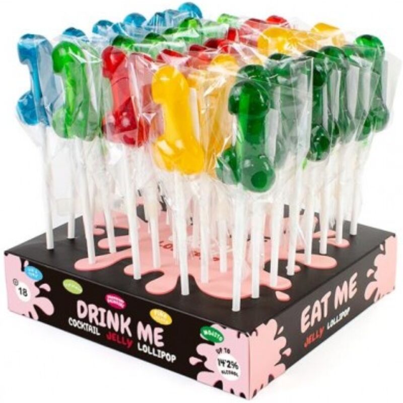 SECRETPLAY - UDSTILLING AF PENIS-SLIKKEPILLEKKER MED ALKOHOL 40 STK.