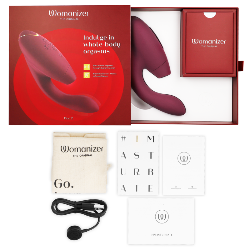 WOMANISER - DUO 2 STIMULATOR BORDEAUX