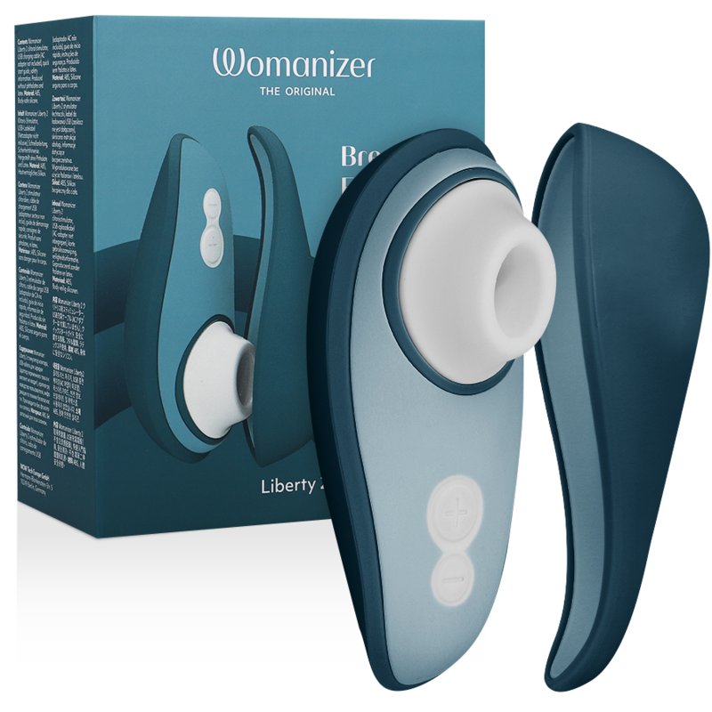 WOMANIZER - LIBERTY 2 KLITORISSTIMULATOR & SUGEBLÅ