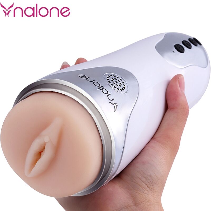 NALONE - MAGIKER-MASTURBATOR MED VIBRATION HVID