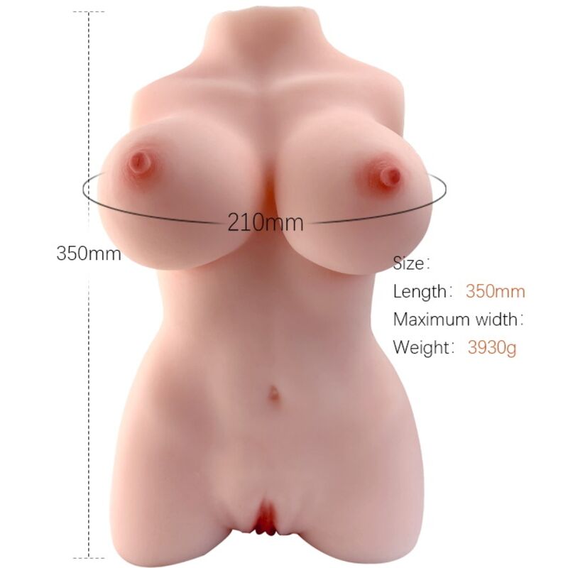ARMONY - REALISTISK KVINDELIG TORSO MODEL 3