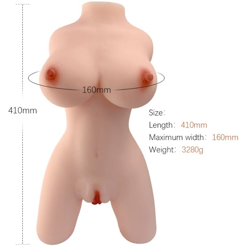 ARMONY - REALISTISK KVINDELIG TORSO MODEL 4