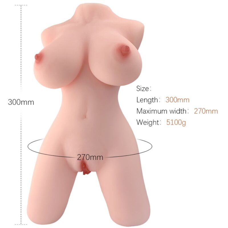 ARMONY - REALISTISK KVINDELIG TORSO MODEL 5