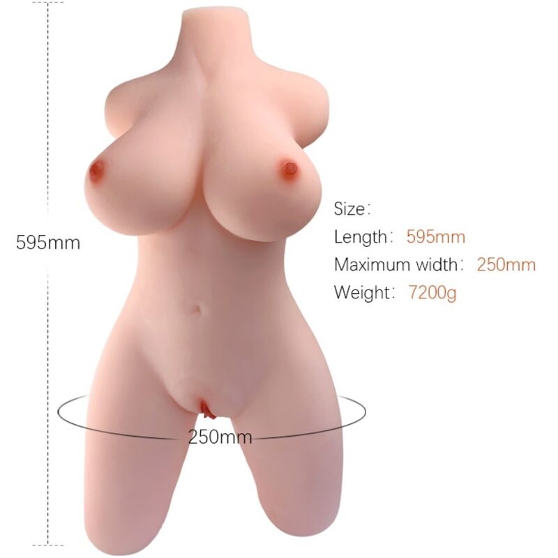 ARMONY - REALISTISK KVINDELIG TORSO MODEL 2