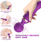 ARMONY - FREEZA MASSAGEAPPARAT & VIBRATOR SUPER FLEKSIBELT HOVED SORT