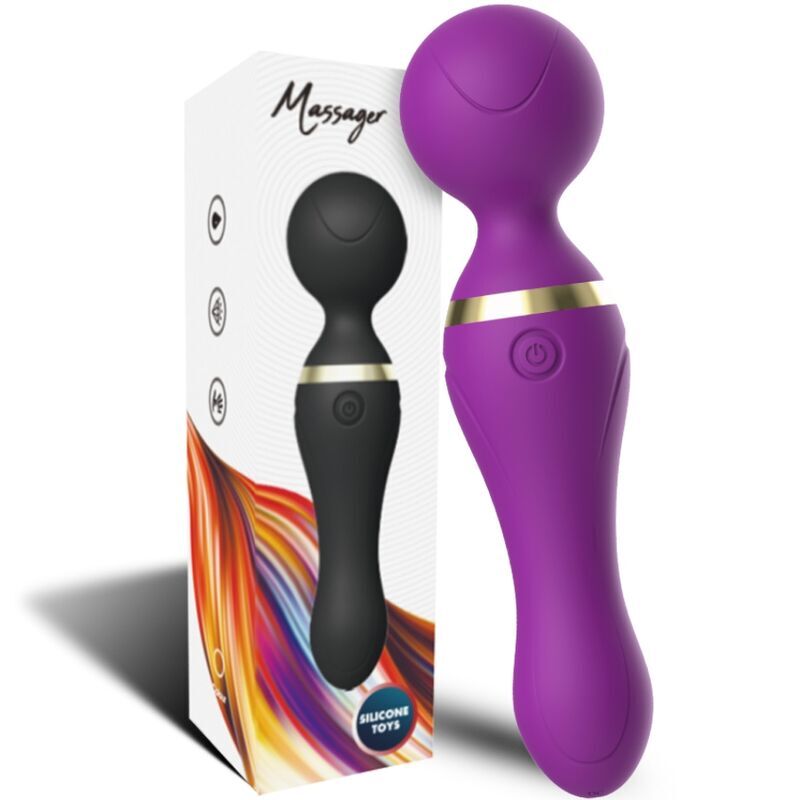 ARMONY - FREEZA MASSAGEAPPARAT & VIBRATOR SUPER FLEKSIBELT HOVED LILLA