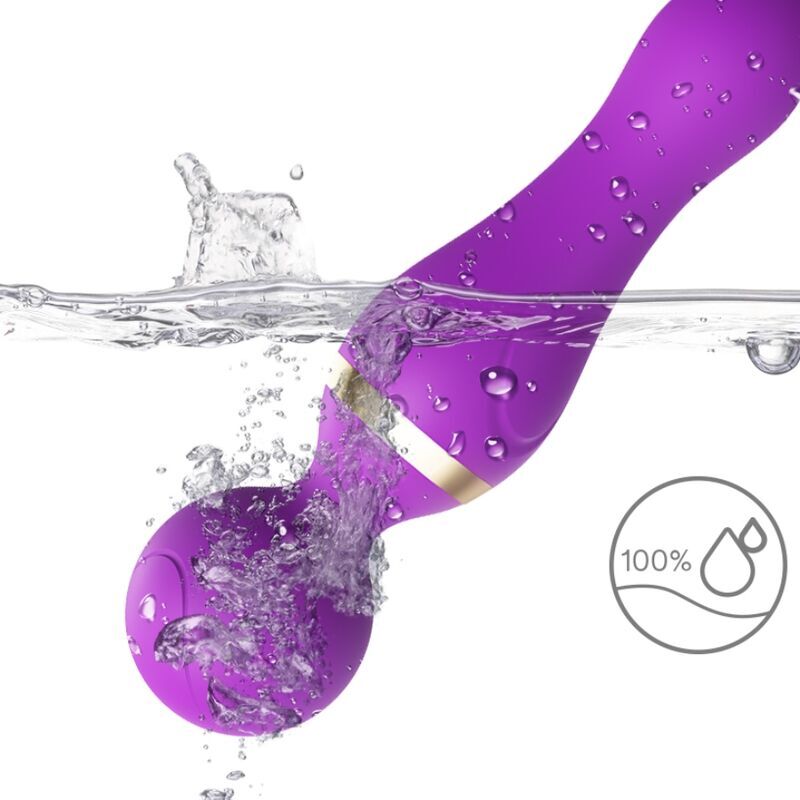 ARMONY - FREEZA MASSAGEAPPARAT & VIBRATOR SUPER FLEKSIBELT HOVED LILLA