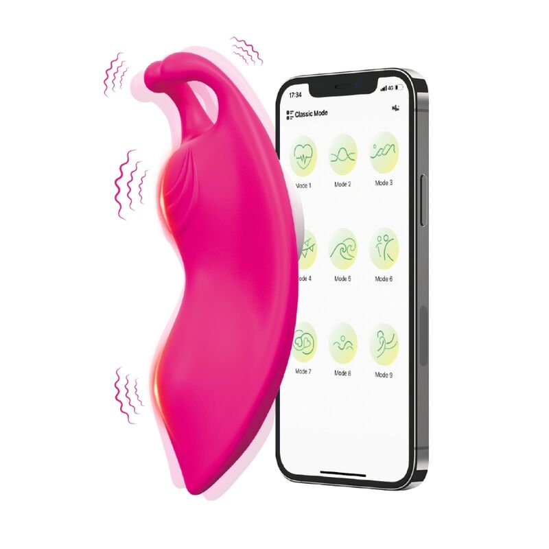 ARMONY - HONEYBEE TRUSSER MED G-PUNKT VIBRATOR I FUCHSIA - GRATIS APP