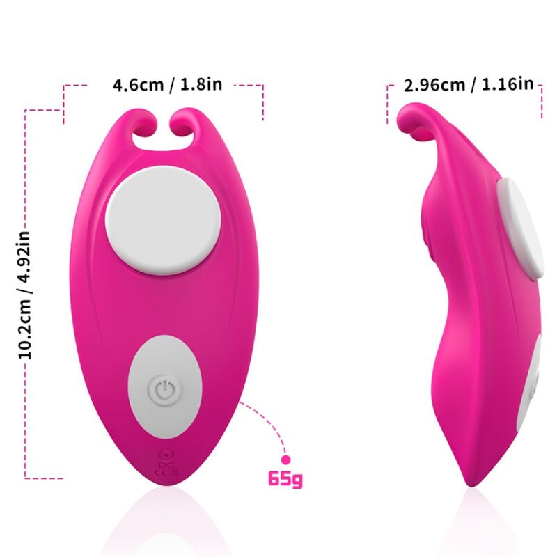 ARMONY - HONEYBEE TRUSSER MED G-PUNKT VIBRATOR I FUCHSIA - GRATIS APP