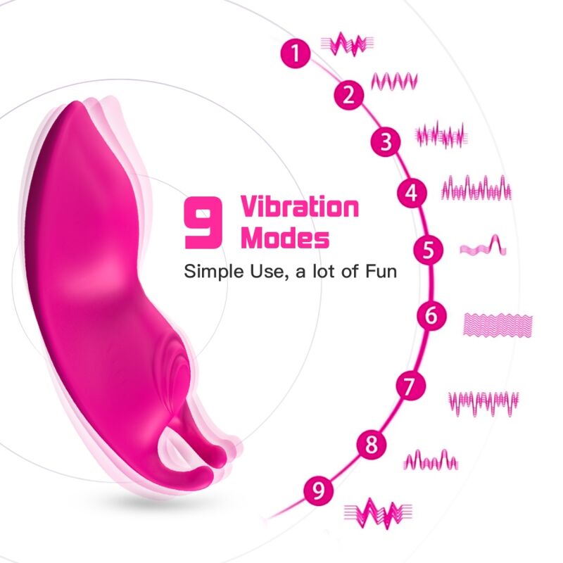ARMONY - HONEYBEE TRUSSER MED VIBRATOR MED G-PUNKT FJERNBETJENING FUCHSIA