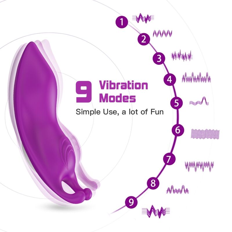 ARMONY - HONEYBEE TRUSSER MED VIBRATOR OG G-PUNKT FJERNBETJENING LILLA