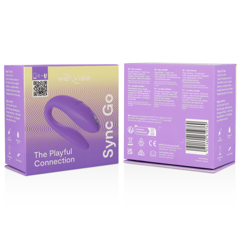 WE-VIBE - SYNC GO DUBBEL STIMULATOR VIOLET