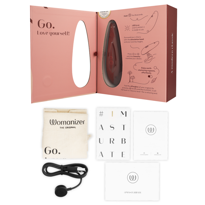 WOMANIZER - CLASSIC 2 KLITORISTIMULATOR BORDEAUX