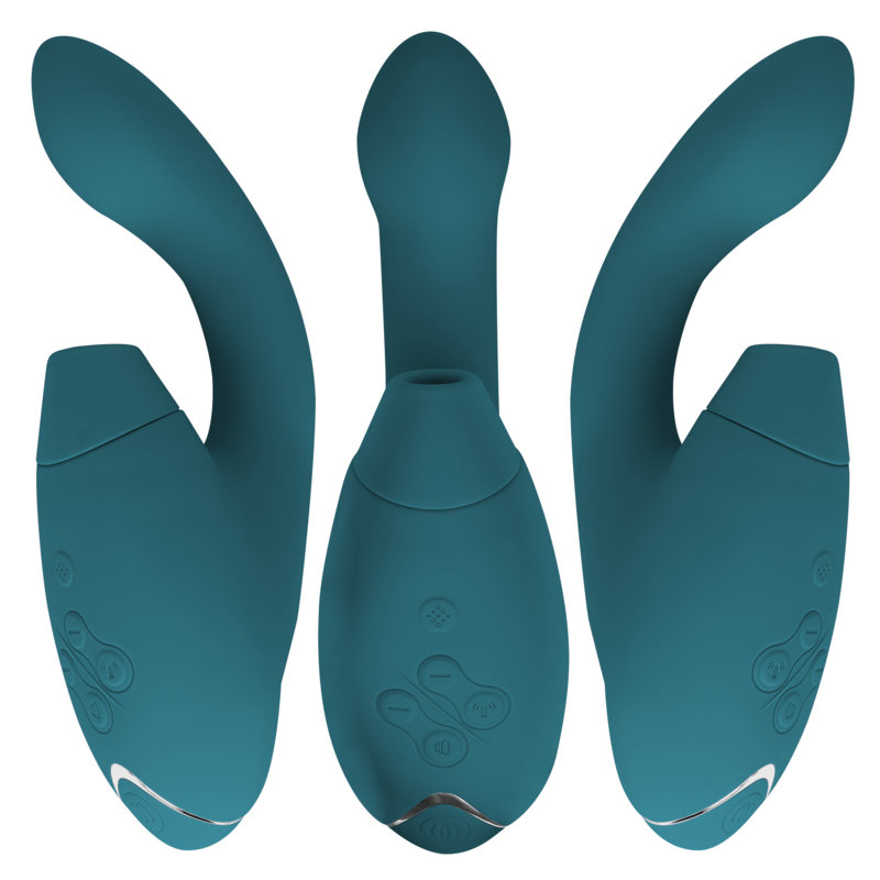 WOMANIZER - DUO 2 STIMULATOR BLÅ BENZIN