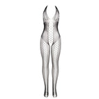 SUBBLIME - 951832 BODYSTOCKING MED ÅBEN RYG OG KRYDSDETALJER SORT ONE SIZE