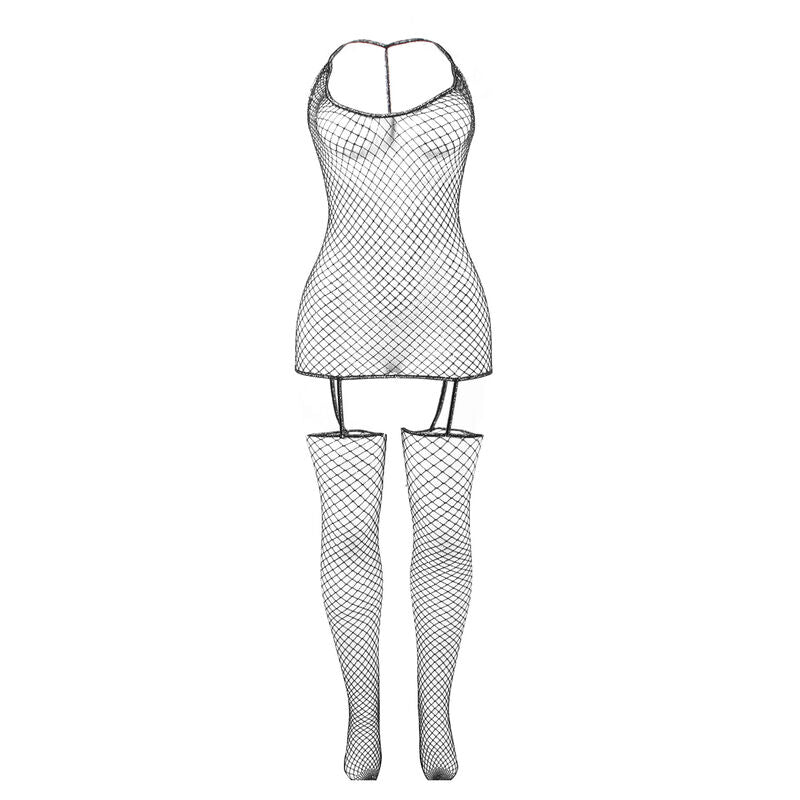 SUBBLIME - 951955 SKINNENDE FISKENET BODYSTOCKING ÉN STØRRELSE