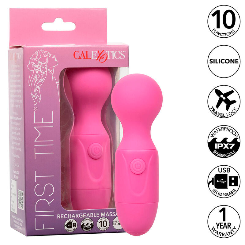 CALEXOTICS - FØRSTE GANGS GENOPLADELIG MASSAGEAPPARAT 10 VIBRATIONER PINK