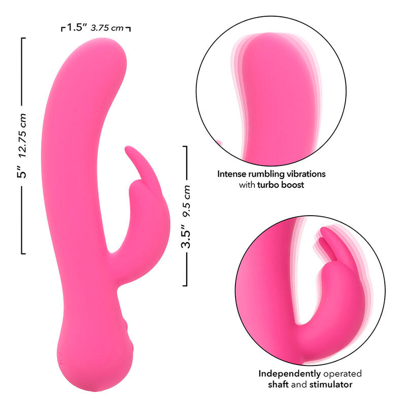 CALEXOTICS - FØRSTE GANGS VIBRATOR KANIN GENOPLADELIG PINK