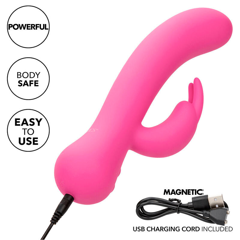 CALEXOTICS - FØRSTE GANGS VIBRATOR KANIN GENOPLADELIG PINK