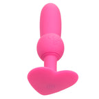 CALEXOTICS - FØRSTE GANGS ANALPLUG MED PERLEPROBLE 10 VIBRATIONER LYSERØD