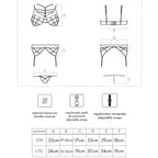 LIVCO CORSETTI FASHION - SOLEDAD LC 20217 BH + TRUSSE + RØDEBÆLTE L/XL