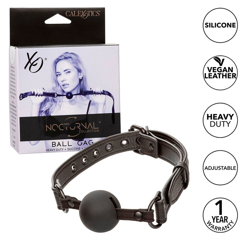 CALEXOTICS - NATLIG KUGLE GAG SILIKONE SORT