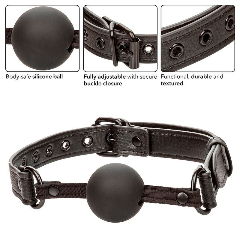 CALEXOTICS - NATLIG KUGLE GAG SILIKONE SORT