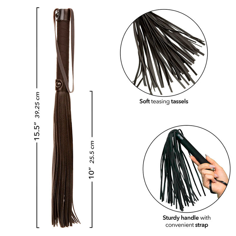 CALEXOTICS - NOCTURNAL FLOGGER LÆDER SORT