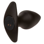 CALEXOTICS - ROCK BOTTOM PERFEKT ANALPLUG 10 VIBRATIONER SILIKONE SORT