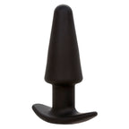CALEXOTICS - ROCK BOTTOM TAPERED ANALPLUG 10 VIBRATIONER SILIKONE SORT