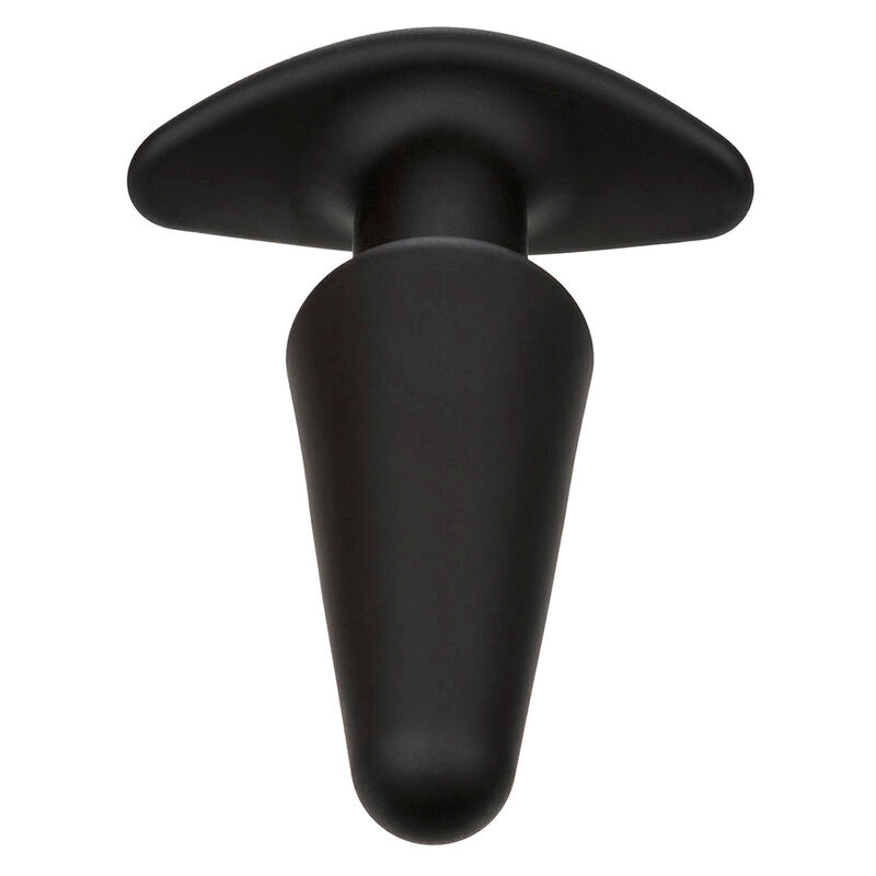 CALEXOTICS - ROCK BOTTOM TAPERED ANALPLUG 10 VIBRATIONER SILIKONE SORT