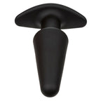 CALEXOTICS - ROCK BOTTOM TAPERED ANALPLUG 10 VIBRATIONER SILIKONE SORT
