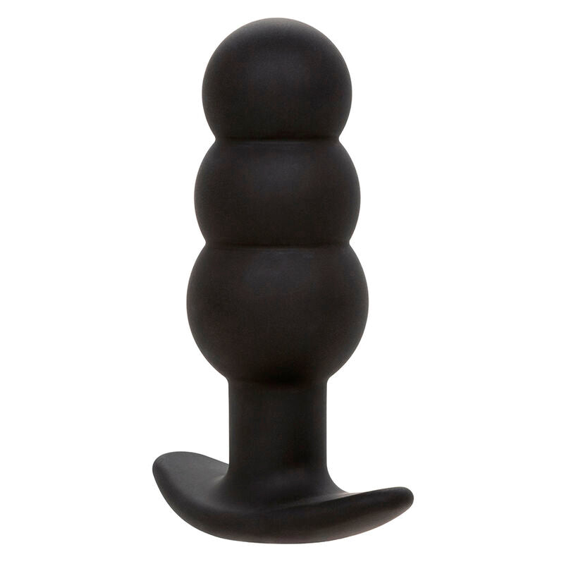 CALEXOTICS - ROCK BOTTOM PERLEPROP ANALPLUG 10 VIBRATIONER SILIKONE SORT