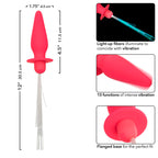CALEXOTICS - SOUTHERN LIGHT LIGHT UP ANALPLUG 10 VIBRATIONER SILIKONE PINK