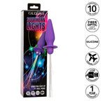 CALEXOTICS - SOUTHERN LIGHT LIGHT UP ANALPLUG 10 VIBRATIONER SILIKONE LILLA