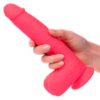 CALEXOTICS - STUDS REALISTISK VIBRATOR 10 VIBRATIONER LYSErød