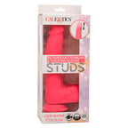 CALEXOTICS - STUDS REALISTISK VIBRATOR 10 VIBRATIONER LYSErød